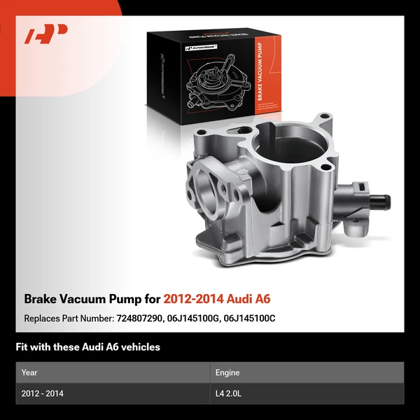 Brake Vacuum Pump for 2012-2014 Audi A6