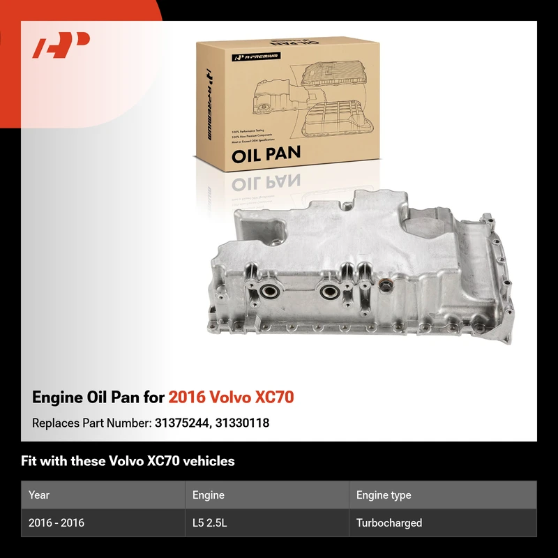 Engine Oil Pan for 2016 Volvo XC70