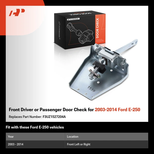 Front Driver or Passenger Door Check for 2003-2014 Ford E-250