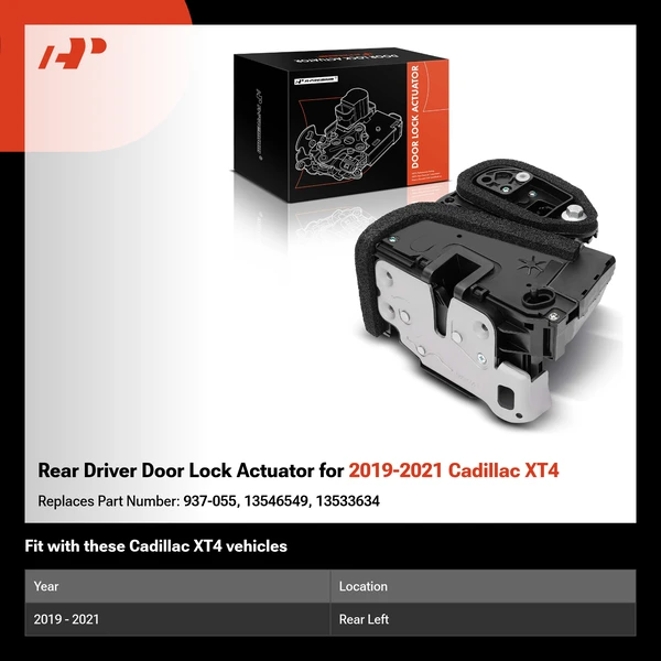 Rear Driver Door Lock Actuator for 2019-2021 Cadillac XT4
