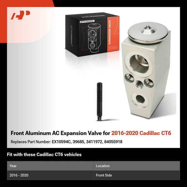 Front Aluminum AC Expansion Valve for 2016-2020 Cadillac CT6