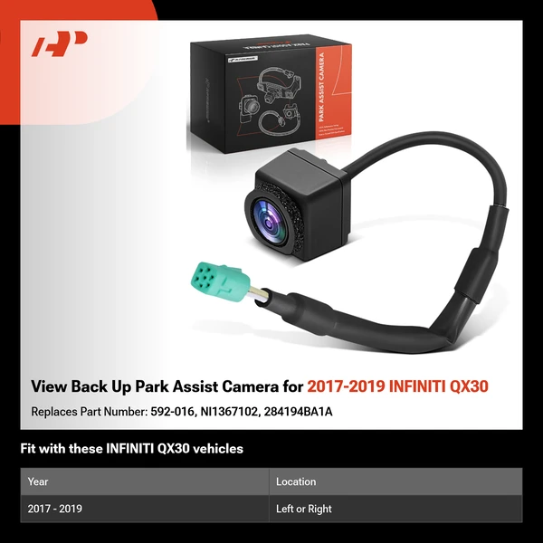 View Back Up Park Assist Camera for 2017-2019 INFINITI QX30