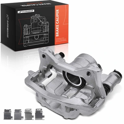 Rear Passenger Brake Caliper with Bracket