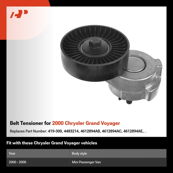 Belt Tensioner for 2000 Chrysler Grand Voyager