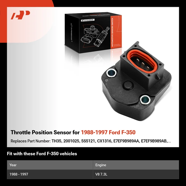 Throttle Position Sensor for 1988-1997 Ford F-350