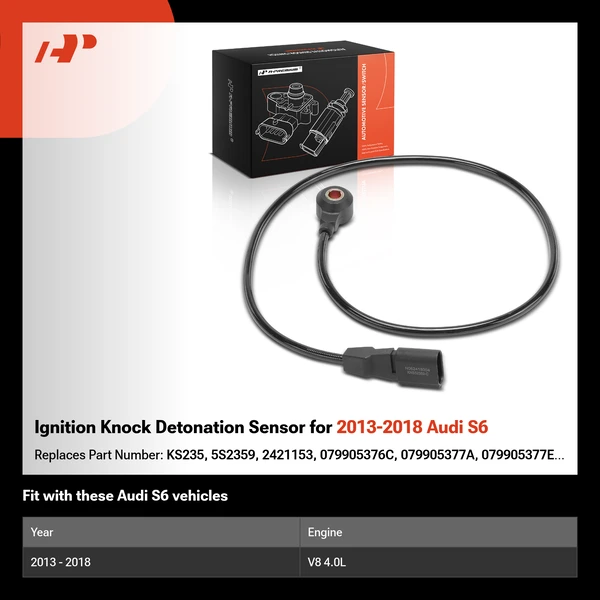 Ignition Knock Detonation Sensor for 2013-2018 Audi S6