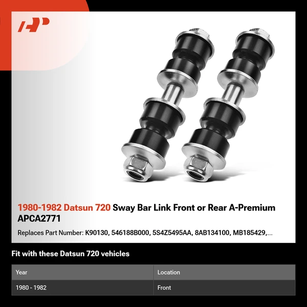 1980-1982 Datsun 720 Sway Bar Link Front or Rear A-Premium APCA2771