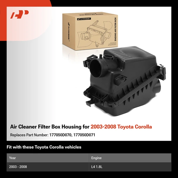 Air Cleaner Filter Box Housing for 2003-2008 Toyota Corolla