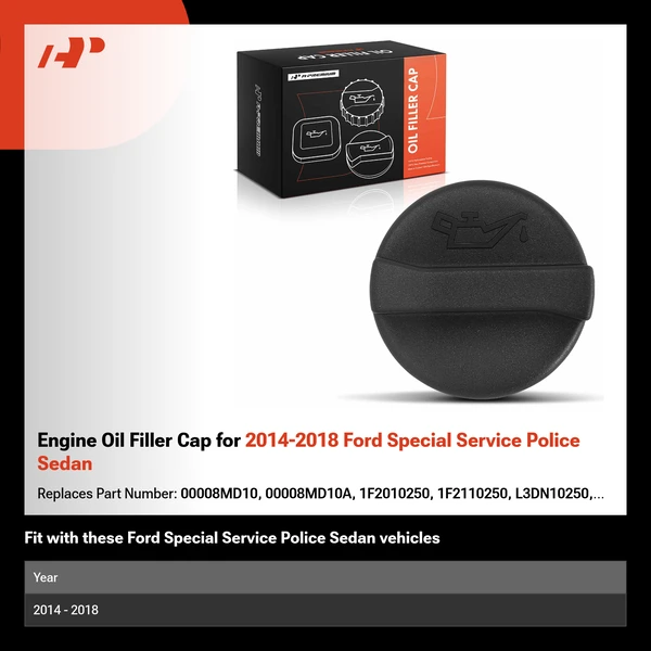 Engine Oil Filler Cap for 2014-2018 Ford Special Service Police Sedan