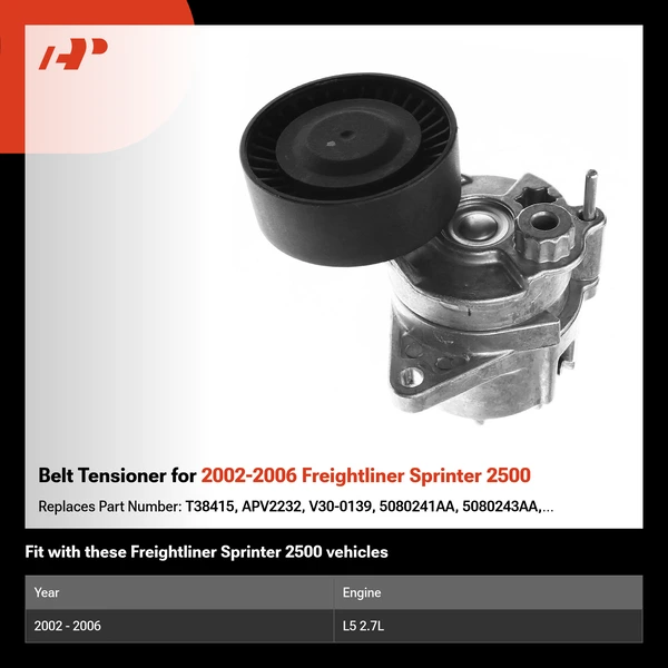 Belt Tensioner for 2002-2006 Freightliner Sprinter 2500