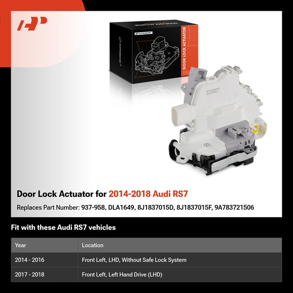 Door Lock Actuator for 2014-2018 Audi RS7