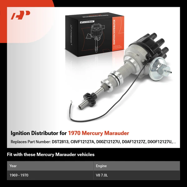 Ignition Distributor for 1970 Mercury Marauder