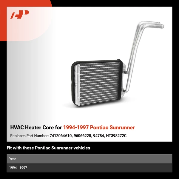 HVAC Heater Core for 1994-1997 Pontiac Sunrunner