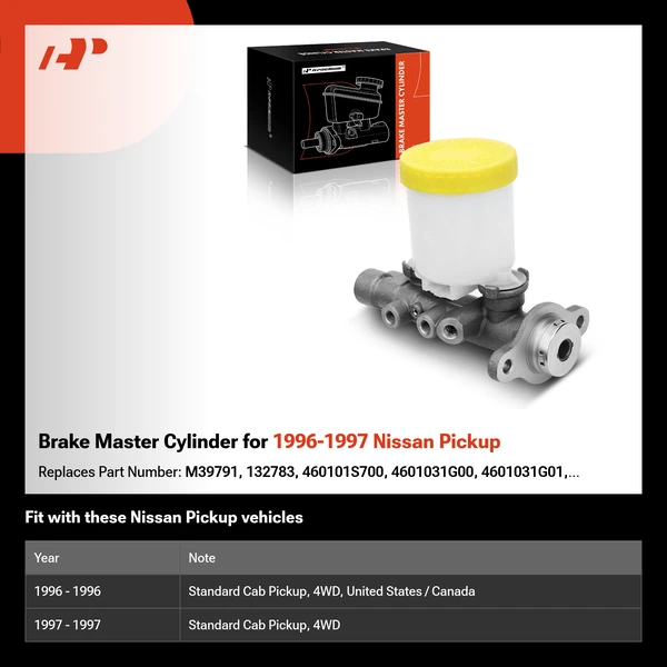 Brake Master Cylinder for 1996-1997 Nissan Pickup