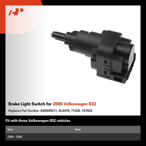 Brake Light Switch for 2008 Volkswagen R32