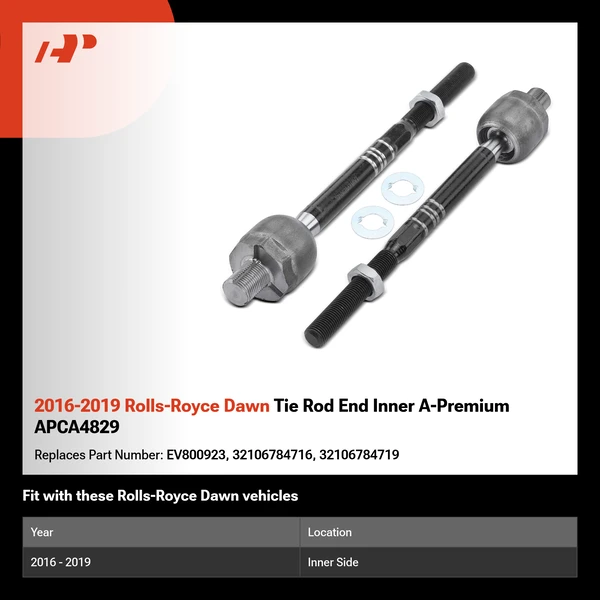 2016-2019 Rolls-Royce Dawn Tie Rod End Inner A-Premium APCA4829