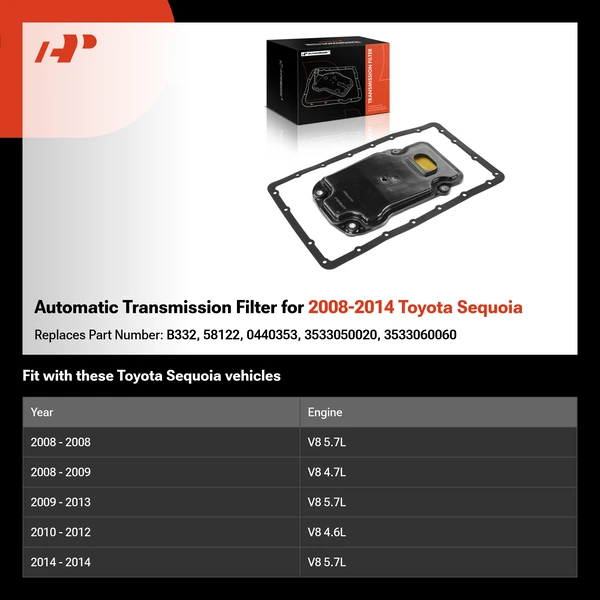 Automatic Transmission Filter for 2008-2014 Toyota Sequoia