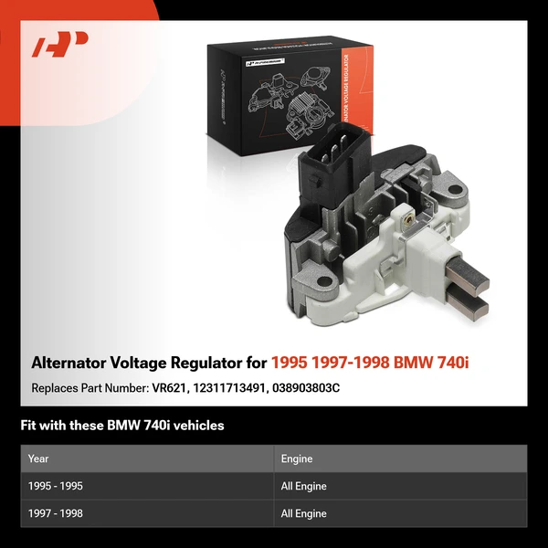 Alternator Voltage Regulator for 1995 1997-1998 BMW 740i