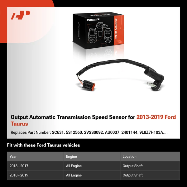 Output Automatic Transmission Speed Sensor for 2013-2019 Ford Taurus
