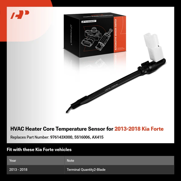 HVAC Heater Core Temperature Sensor for 2013-2018 Kia Forte