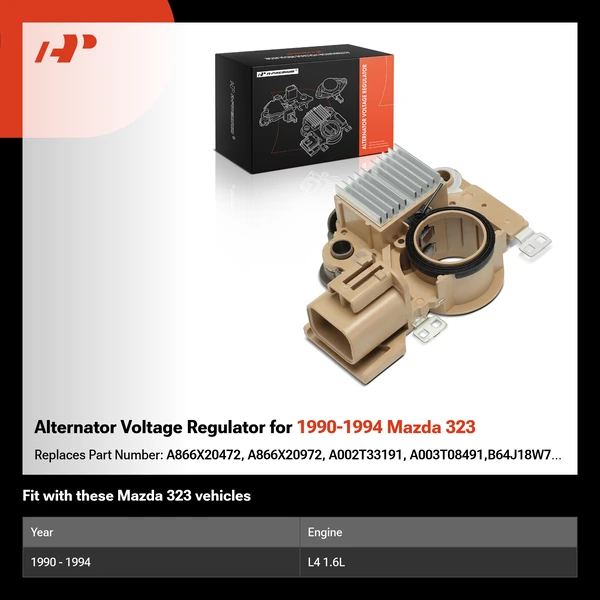 Alternator Voltage Regulator for 1990-1994 Mazda 323