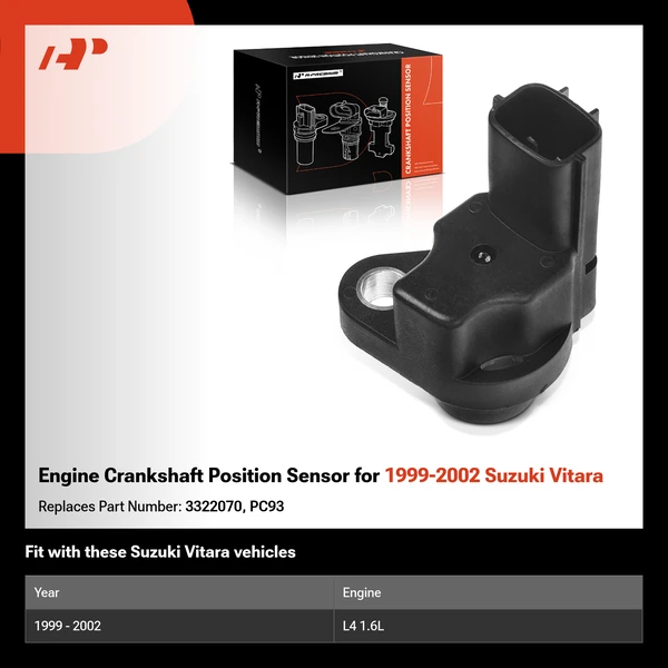 Engine Crankshaft Position Sensor for 1999-2002 Suzuki Vitara