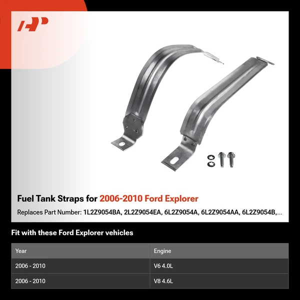 Fuel Tank Straps for 2006-2010 Ford Explorer