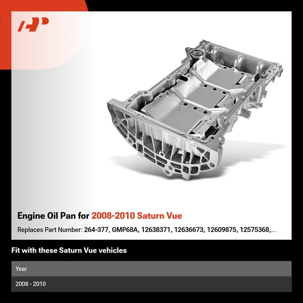 Engine Oil Pan for 2008-2010 Saturn Vue