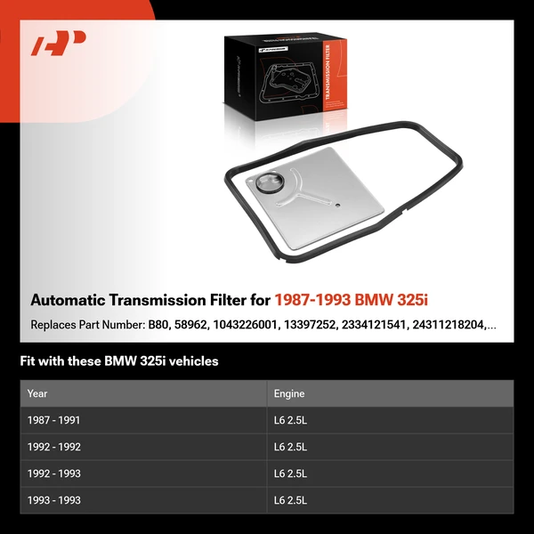 Automatic Transmission Filter for 1987-1993 BMW 325i