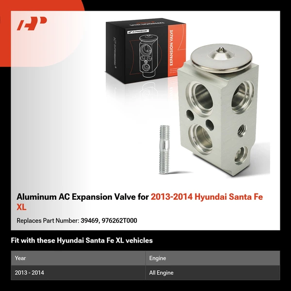 Aluminum AC Expansion Valve for 2013-2014 Hyundai Santa Fe XL