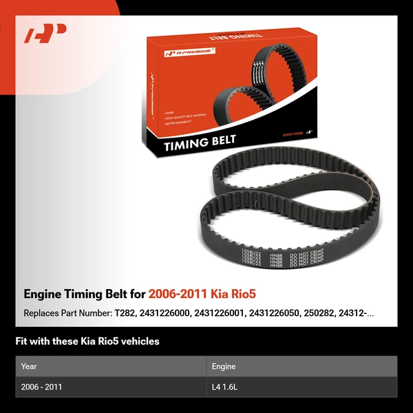 Engine Timing Belt for 2006-2011 Kia Rio5