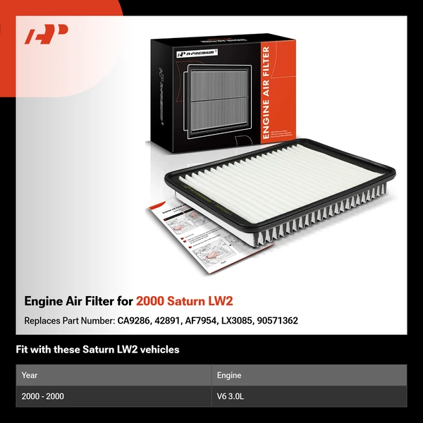 Engine Air Filter for 2000 Saturn LW2