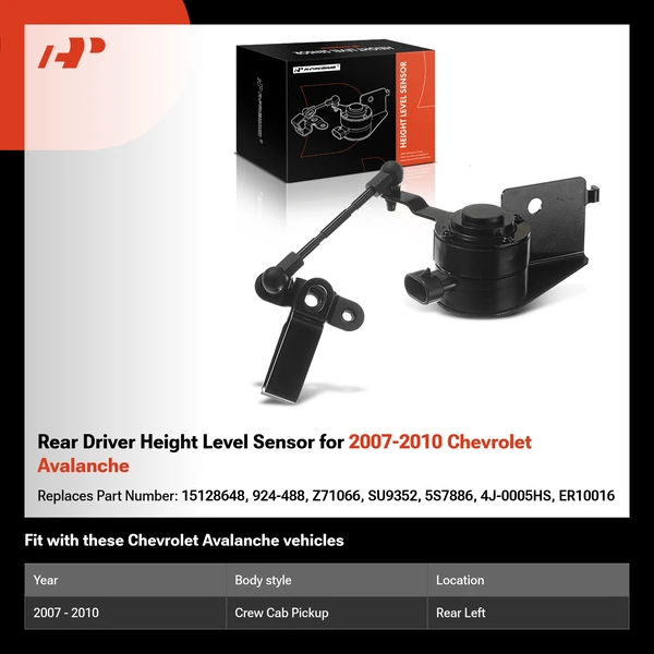 Rear Driver Height Level Sensor for 2007-2010 Chevrolet Avalanche