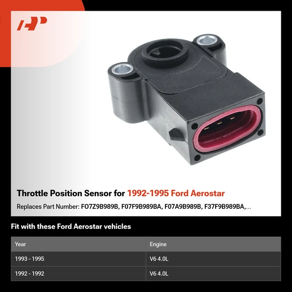 Throttle Position Sensor for 1992-1995 Ford Aerostar