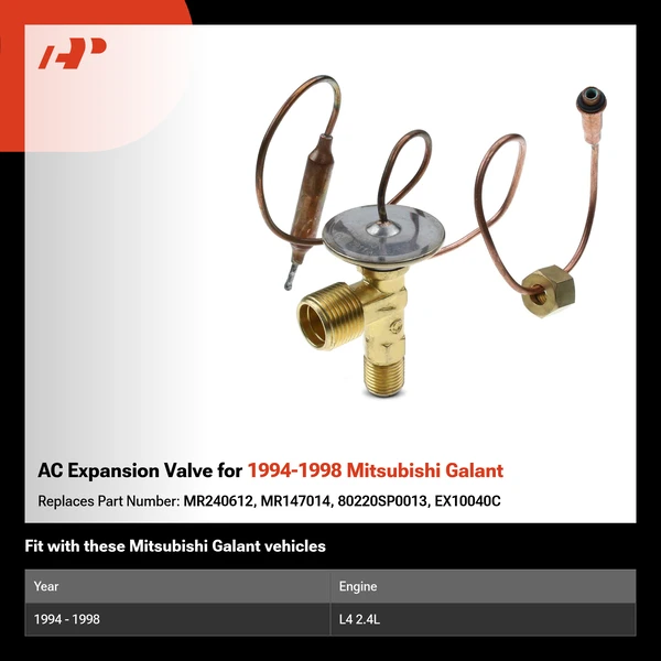 AC Expansion Valve for 1994-1998 Mitsubishi Galant