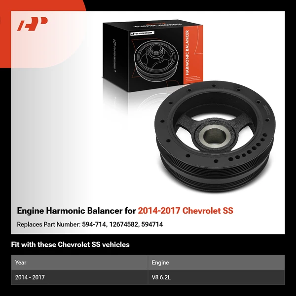 Engine Harmonic Balancer for 2014-2017 Chevrolet SS