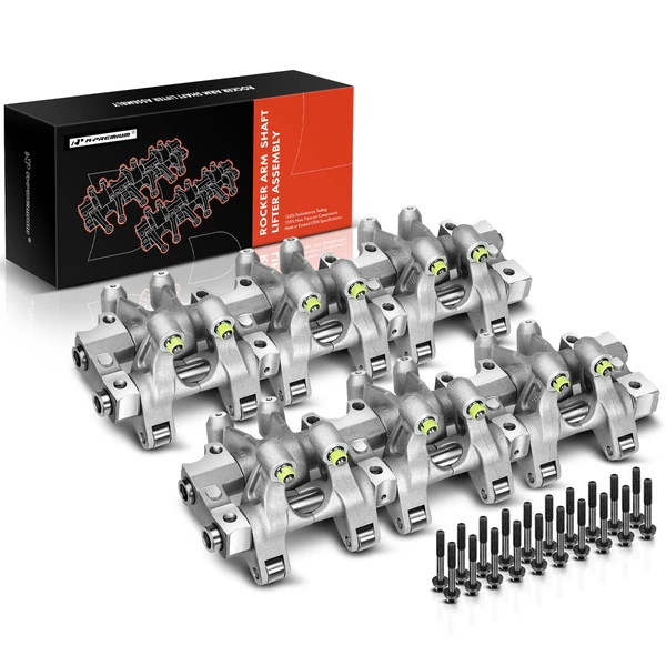 2 Pcs Intake & Exhaust Valve Rocker Arm Shaft Lifter Assembly for 2005-2010 Chrysler 300