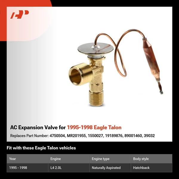 AC Expansion Valve for 1995-1998 Eagle Talon