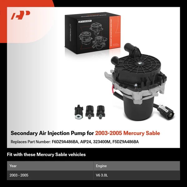 Secondary Air Injection Pump for 2003-2005 Mercury Sable