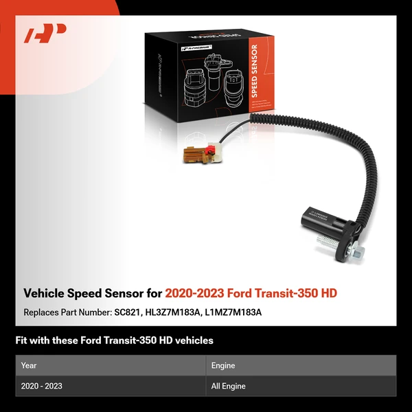 Vehicle Speed Sensor for 2020-2023 Ford Transit-350 HD