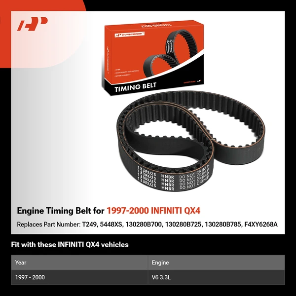 Engine Timing Belt for 1997-2000 INFINITI QX4