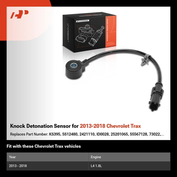 Knock Detonation Sensor for 2013-2018 Chevrolet Trax