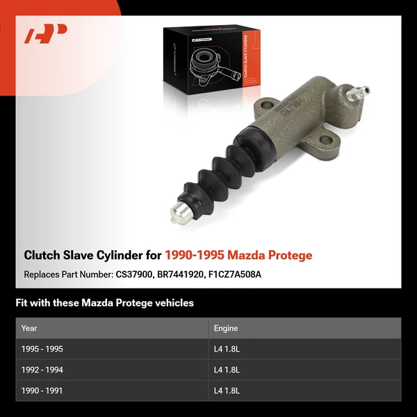 Clutch Slave Cylinder for 1990-1995 Mazda Protege
