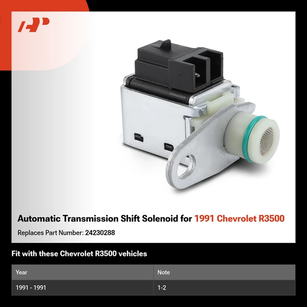 Automatic Transmission Shift Solenoid for 1991 Chevrolet R3500