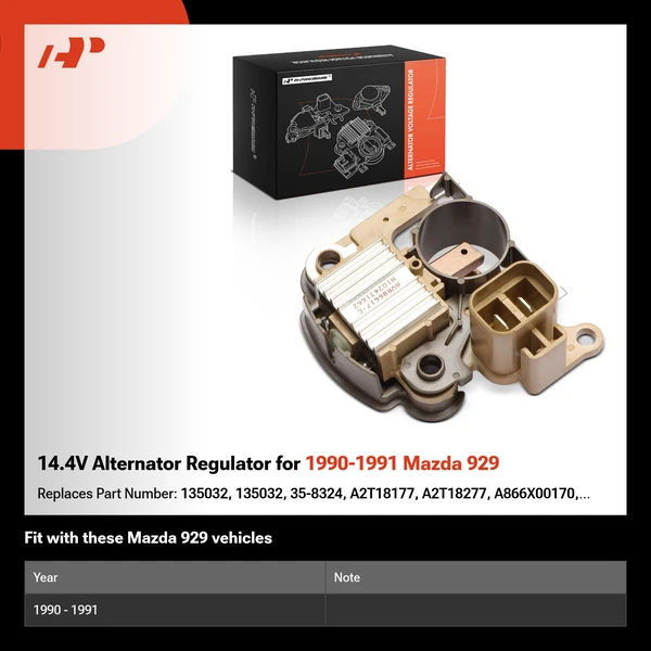 14.4V Alternator Regulator for 1990-1991 Mazda 929