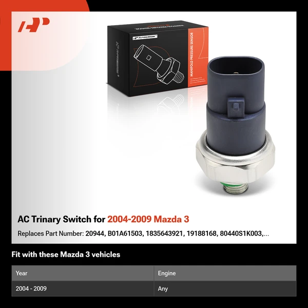 AC Trinary Switch for 2004-2009 Mazda 3