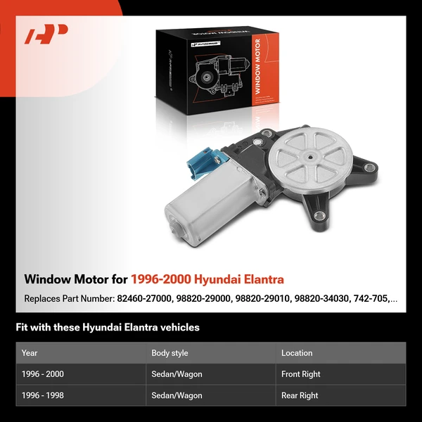 Window Motor for 1996-2000 Hyundai Elantra