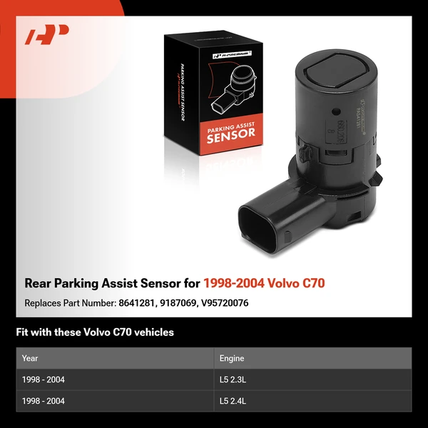 Rear Parking Assist Sensor for 1998-2004 Volvo C70