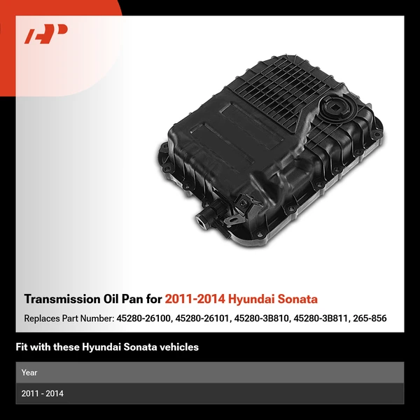 Transmission Oil Pan for 2011-2014 Hyundai Sonata