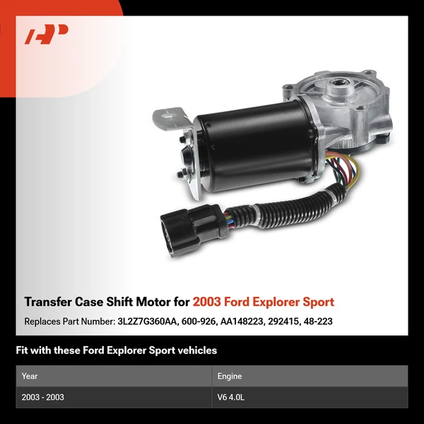 Transfer Case Shift Motor for 2003 Ford Explorer Sport